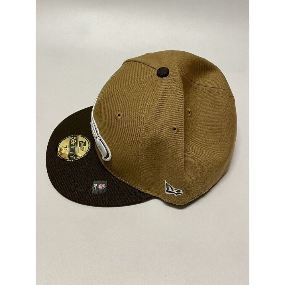 New Era 59Fifty NFL Seattle Seahawks Super Bowl XL Patch Cap Hat Wheat Brown - Picture 6 of 10